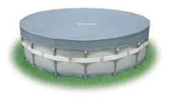 Intex - 18 Ft Round Deluxe Pool Cover For Metal Frame Pools -Clean Pool Supply 18 Ft Round Deluxe Pool Cover for Metal Frame Pools 2