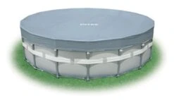 Intex - 18 Ft Round Deluxe Pool Cover For Metal Frame Pools -Clean Pool Supply 18 Ft Round Deluxe Pool Cover for Metal Frame Pools 7