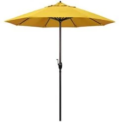 7.5 Ft Umbrella - Beige -Clean Pool Supply 2 ft AutoTilt Patio Umbrella 39
