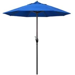 7.5 Ft Umbrella - Royal Blue -Clean Pool Supply 2 ft AutoTilt Patio Umbrella 54