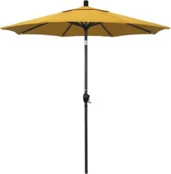 7 1/2 Ft Market Umbrella With Black Aluminum Pole -Clean Pool Supply 2 ft Market Umbrella with Black Aluminum Pole 12