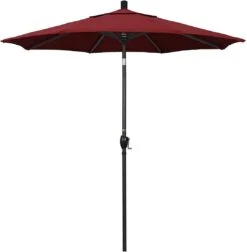 7 1/2 Ft Market Umbrella With Black Aluminum Pole -Clean Pool Supply 2 ft Market Umbrella with Black Aluminum Pole 13