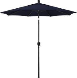 7 1/2 Ft Market Umbrella With Black Aluminum Pole -Clean Pool Supply 2 ft Market Umbrella with Black Aluminum Pole 15