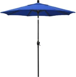 7 1/2 Ft Market Umbrella With Black Aluminum Pole -Clean Pool Supply 2 ft Market Umbrella with Black Aluminum Pole 18