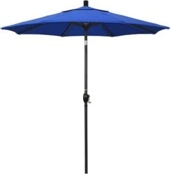 7 1/2 Ft Market Umbrella With Black Aluminum Pole -Clean Pool Supply 2 ft Market Umbrella with Black Aluminum Pole 6