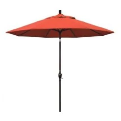 7 1/2 Ft Market Umbrella With Black Aluminum Pole -Clean Pool Supply 2 ft Market Umbrella with Black Aluminum Pole 7
