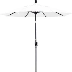 7 1/2 Ft Market Umbrella With Black Aluminum Pole -Clean Pool Supply 2 ft Market Umbrella with Black Aluminum Pole 9
