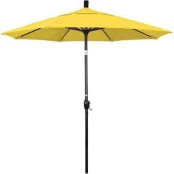 7.5 Ft Market Umbrella Bronze/Sunset 26 7.5 Ft Market Umbrella Bronze/Sunset -Clean Pool Supply 2 ft Market Umbrella with Bronze Aluminum Pole 4