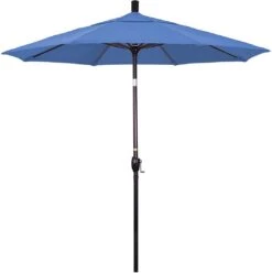 7.5 Ft Market Umbrella Bronze/Antique Beige -Clean Pool Supply 2 ft Market Umbrella with Bronze Aluminum Pole 54