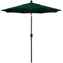 7 1/2 Ft Push Button Tilt Patio Umbrella In Sunbrella Fabric -Clean Pool Supply 2 ft Push Button Tilt Patio Umbrella in Sunbrella Fabric 3