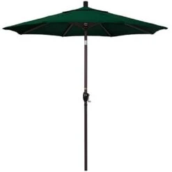 7 1/2 Ft Push Button Tilt Patio Umbrella In Sunbrella Fabric -Clean Pool Supply 2 ft Push Button Tilt Patio Umbrella in Sunbrella Fabric 9