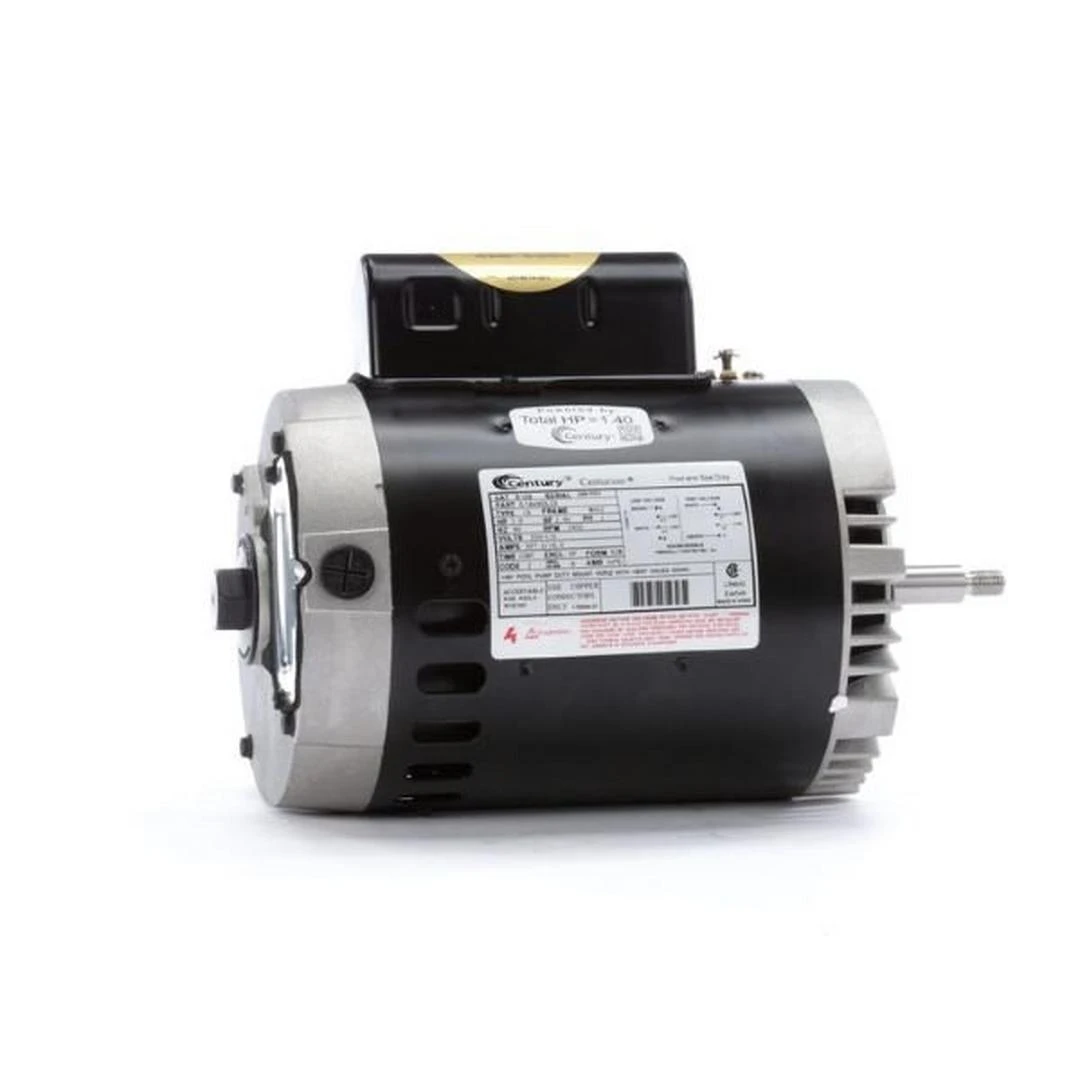 Century A.O. Smith - B128 C-Face Single Speed 1HP Full Rated 56J Pump Motor, 7.2/14.4A 115/230V 8 Century A.O. Smith - B128 C-Face Single Speed 1HP Full Rated 56J Pump Motor, 7.2/14.4A 115/230V - Image 6