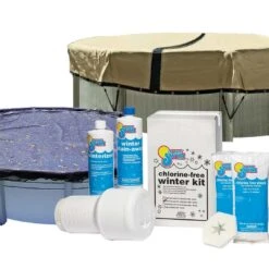 24' Round Ultimate Above Ground Winter Pool Cover 12-Year With Leaf Net And Chemical Closing Kit Bundle -Clean Pool Supply 24 Round Ultimate Above Ground Winter Pool Cover 12 Year with Leaf Net and Chemical Closing Kit Bundle 4