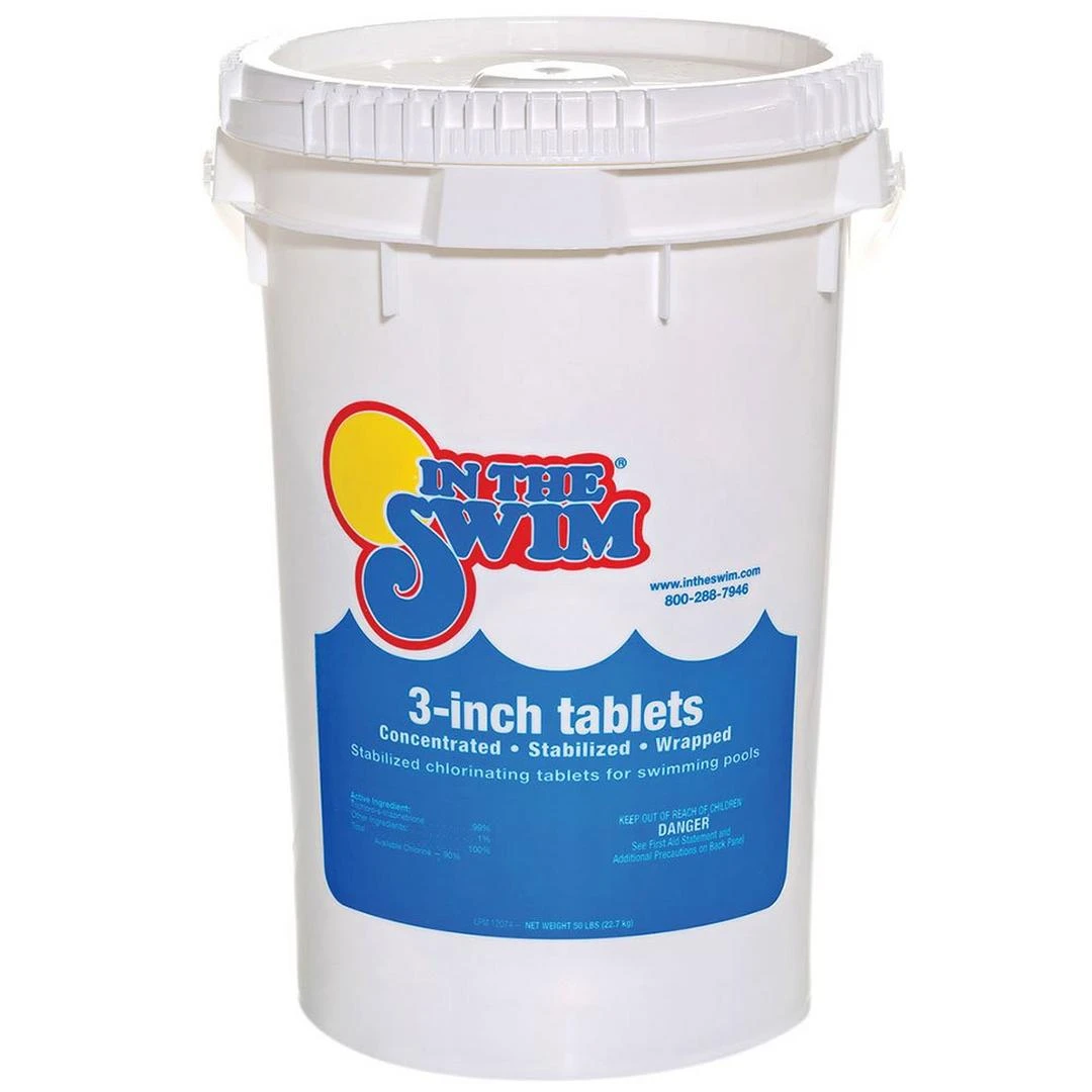 In The Swim - 3 Inch Chlorine Tablets - 50 Lbs 4 In The Swim - 3 Inch Chlorine Tablets - 50 Lbs - Image 2