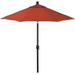 9 Ft Push Button Tilt Patio Umbrella In Sunbrella Fabric 16 9 Ft Push Button Tilt Patio Umbrella In Sunbrella Fabric -Clean Pool Supply 9 ft Push Button Tilt Patio Umbrella in Sunbrella Fabric 2