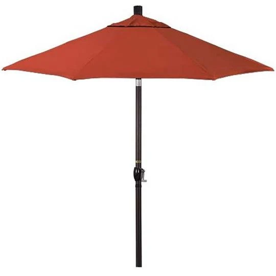 9 Ft Push Button Tilt Patio Umbrella In Sunbrella Fabric 5 9 Ft Push Button Tilt Patio Umbrella In Sunbrella Fabric - Image 3