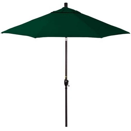 9 Ft Push Button Tilt Patio Umbrella In Sunbrella Fabric 6 9 Ft Push Button Tilt Patio Umbrella In Sunbrella Fabric - Image 4