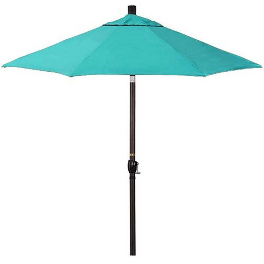 9 Ft Push Button Tilt Patio Umbrella In Sunbrella Fabric 10 9 Ft Push Button Tilt Patio Umbrella In Sunbrella Fabric - Image 8