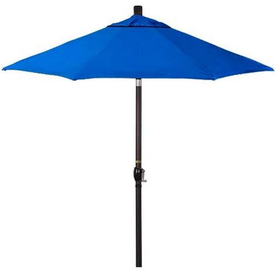 9 Ft Push Button Tilt Patio Umbrella In Sunbrella Fabric 3 9 Ft Push Button Tilt Patio Umbrella In Sunbrella Fabric