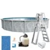 Ambassador 15' X 52" Round Above Ground Pool Package