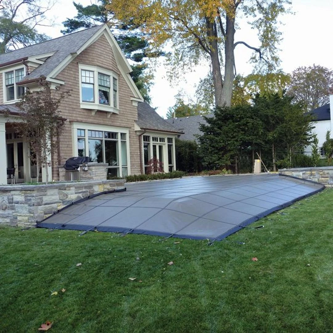 Hinspergers - Aqua Master 16 X 32 Rectangle With Center End Step Solid Safety Cover, Blue 13 Hinspergers - Aqua Master 16 X 32 Rectangle With Center End Step Solid Safety Cover, Blue - Image 11