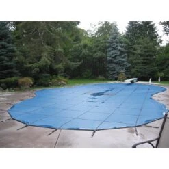 Hinspergers - Aqua Master 16 X 32 Rectangle With Center End Step Solid Safety Cover, Blue 21 Hinspergers - Aqua Master 16 X 32 Rectangle With Center End Step Solid Safety Cover, Blue -Clean Pool Supply Aqua Master 16 x 32 Rectangle with Center End Step Solid Safety Cover Blue 7