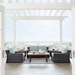 Crosley - Beaufort 6-Piece Wicker Set -Clean Pool Supply Beaufort 6 Piece Wicker Set 4