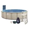 Cascade 15' X 52" Round Above Ground Pool Package 1 Cascade 15' X 52" Round Above Ground Pool Package -Clean Pool Supply Cascade 15 x 52 Round Above Ground Pool Package