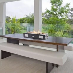 Ukiah - Cascade 28in Tabletop Fire Pit With Sound System -Clean Pool Supply Cascade 28in Tabletop Fire pit with Sound System 9