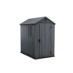 Keter - Darwin 4 X 6 Outdoor Shed, Grey