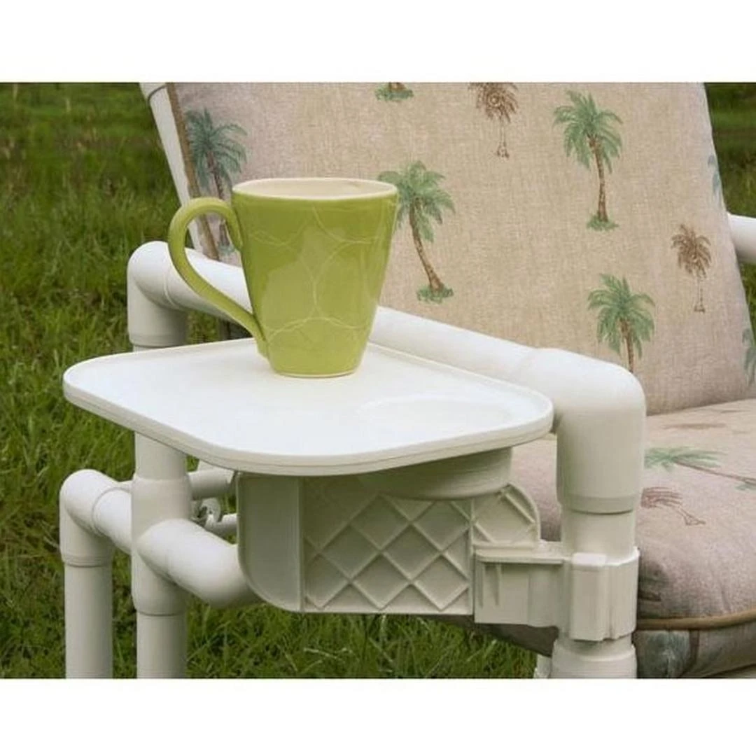 Saftron - Drink Holder Snap-on Tray, White 6 Saftron - Drink Holder Snap-on Tray, White - Image 4