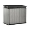 Keter - Elite Store Resin Outdoor Storage Shed, Grey -Clean Pool Supply Elite Store Resin Outdoor Storage Shed Grey