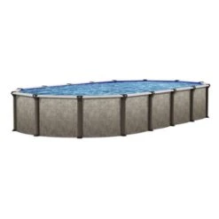 Epic 18'x33' X 52" Oval Above Ground Pool Package -Clean Pool Supply Epic 18x33 x 52 Oval Above Ground Pool Package 1