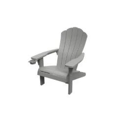 Keter - Everest Adirondack Chair, Grey -Clean Pool Supply Everest Adirondack Chair Grey 3