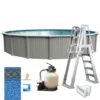 Excursion 15' X 54" Round Above Ground Pool Package -Clean Pool Supply Excursion 15 x 54 Round Above Ground Pool Package
