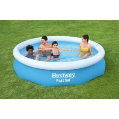 Bestway - Fast Set 10' Round Inflatable Pool Set -Clean Pool Supply Fast Set 10 Round Inflatable Pool Set 8