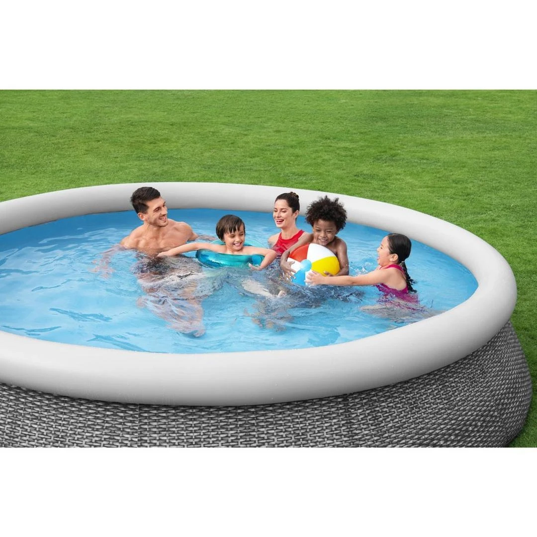Bestway - Fast Set 12' Round Inflatable Pool Set 10 Bestway - Fast Set 12' Round Inflatable Pool Set - Image 8