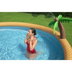 Bestway - Fast Set Paradise Palms 15' Round Inflatable Pool Set 32 Bestway - Fast Set Paradise Palms 15' Round Inflatable Pool Set -Clean Pool Supply Fast Set Paradise Palms 15 Round Inflatable Pool Set 10