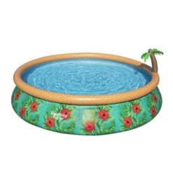Bestway - Fast Set Paradise Palms 15' Round Inflatable Pool Set