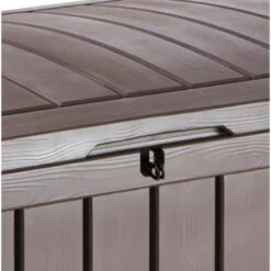 Keter - Glenwood 101 Gallon Deck Box, Brown -Clean Pool Supply Glenwood 101 Gallon Deck Box Brown 3