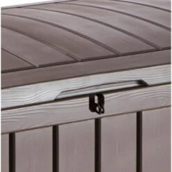 Keter - Glenwood 101 Gallon Deck Box, Brown -Clean Pool Supply Glenwood 101 Gallon Deck Box Brown 8
