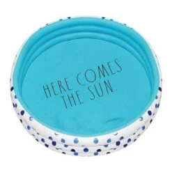 Rae Dunn - Indigo Polka Dot Inflatable Mini Pool - Here Comes The Sun