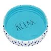 Rae Dunn - Indigo Polka Dot Inflatable Mini Pool - Relax -Clean Pool Supply Indigo Polka Dot Inflatable Mini Pool Relax