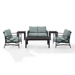 Kaplan 6-Pc Outdoor Seating Set - Mist -Clean Pool Supply Kaplan 6 Pc Outdoor Seating Set 18