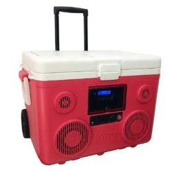 Sondpex - KoolMax 40 Quart Wheeled Cooler Bluetooth Audio And Charging Station - Red -Clean Pool Supply KoolMax 40 Quart Wheeled Cooler Bluetooth Audio and Charging Station Red 6