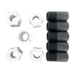 Stenner Pumps - Lead Tube Adapter With Nut (5) -Clean Pool Supply Lead Tube Adapter with Nut 5 1