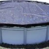 Swimline - 24' Round Above Ground Pool Leaf Net Cover -Clean Pool Supply Leaf Catcher for Above Ground Pools
