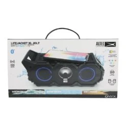 Altec Lansing - Lifejacket XL Bluetooth Speaker W/ Lights Black -Clean Pool Supply Lights Black 3