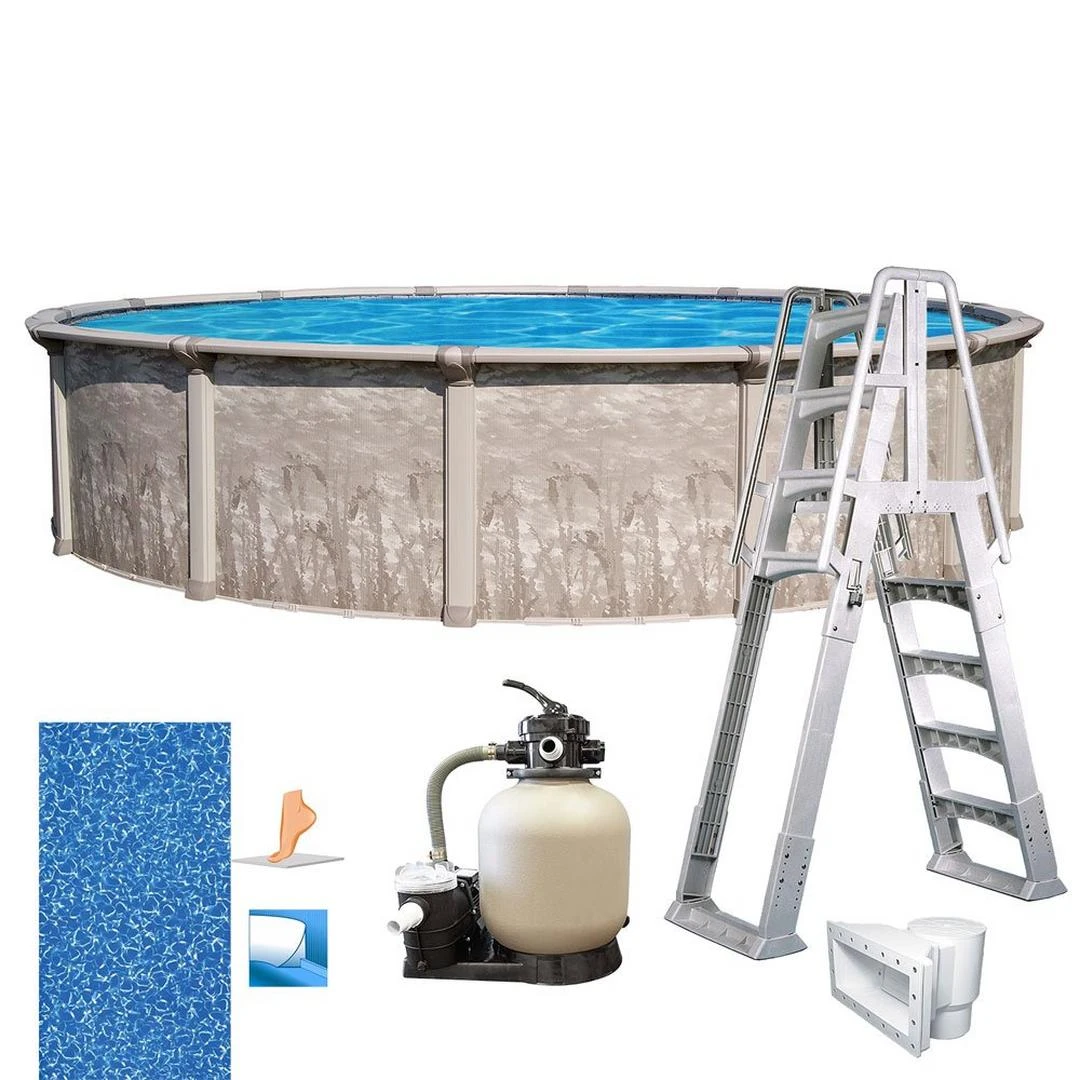 Marina 21' X 52" Round Above Ground Pool Package 8 Marina 21' X 52" Round Above Ground Pool Package - Image 6