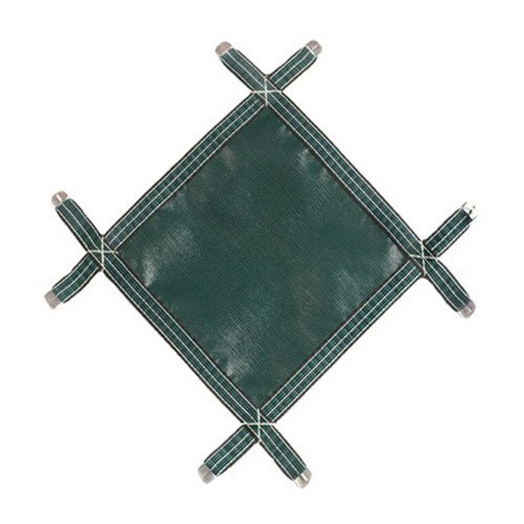 Meyco - Meyco Mesh Safety Cover 16x36 Ft Rectangle With 4x8 Center Step, Green 5 Meyco - Meyco Mesh Safety Cover 16x36 Ft Rectangle With 4x8 Center Step, Green - Image 3